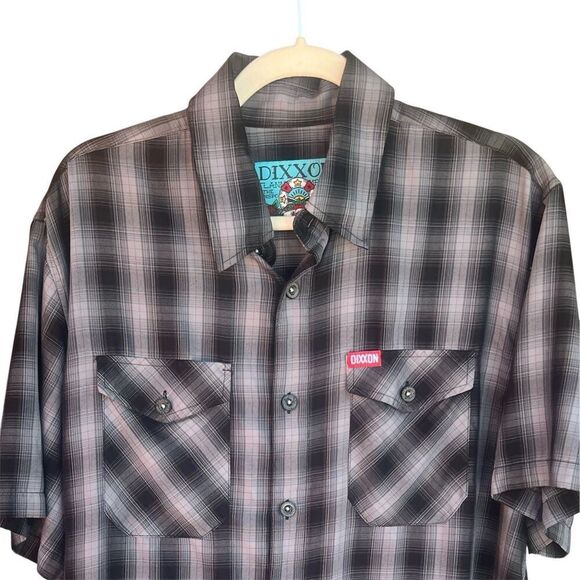 Dixxon Flannel Co. Short Sleeve Bamboo Men’s L “THE OBISPO" Shirt Size LARGE - Picture 2 of 5